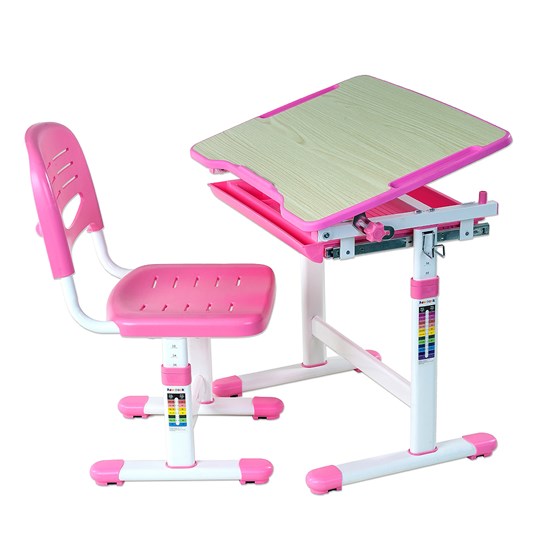 Парта растущая + стул Piccolino Pink в Ангарске - изображение 4
