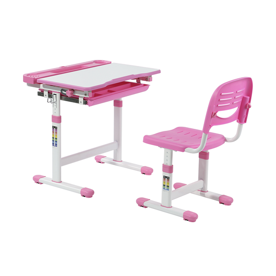 Стол растущий и стул Cantare Pink в Братске - изображение 1