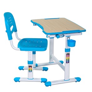 Растущий стол и стул Piccolino II Blue в Братске - предосмотр 1
