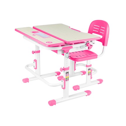 Парта растущая и стул Lavoro Pink в Братске - изображение