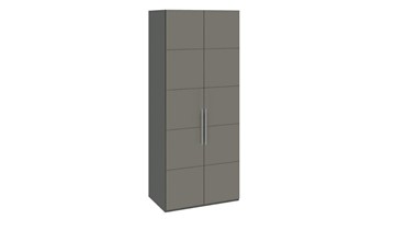 Шкаф распашной Наоми с 2-мя дверями, цвет Фон серый, Джут  СМ-208.07.03 в Ангарске