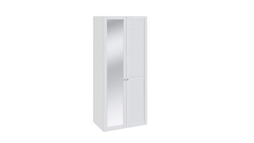 Шкаф распашной Ривьера для одежды с зеркальной дверью правый СМ 241.07.002 R в Ангарске