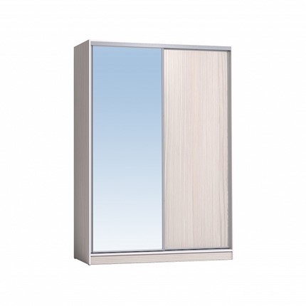 Шкаф 1600 Домашний Зеркало/ЛДСП, Бодега светлый в Братске - изображение