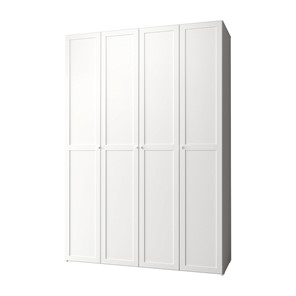Распашной шкаф Харрис 60, белый + 4 фасад стандарт в Ангарске