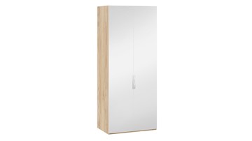 Шкаф для одежды Эмбер СМ-348.07.004 (Яблоня Беллуно/Белый глянец) в Братске