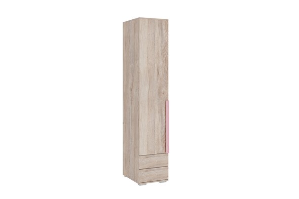 Шкаф одностворчатый Лайк 54.01, дуб мария/роуз в Ангарске - изображение