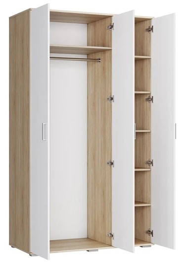 Шкаф в спальню ШР-3 Лайт Дуб сонома / Белый в Ангарске - изображение 1
