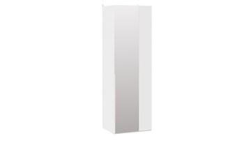 Шкаф угловой одностворчатый Порто (580) СМ-393.07.007 (Белый жемчуг/Белый жемчуг) в Ангарске