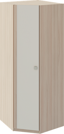 Шкаф угловой Глэдис М21 (Шимо светлый/Белый текстурный) в Ангарске - изображение