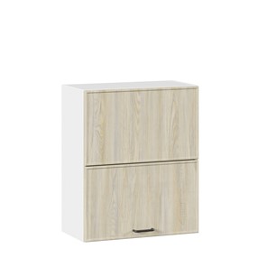 Кухонный горизонтальный шкаф 600 комбинированный Индиго ЛД 298.970.000.041, Белый/Дуб Мадейра топаз в Ангарске