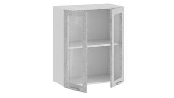 Кухонный шкаф Гранита 1В6С (Белый/Бетон снежный) в Ангарске - предосмотр 1
