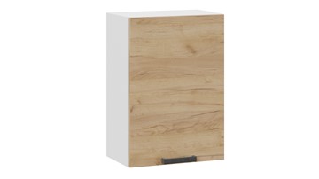 Навесной кухонный шкаф Детройт 1В5 (Белый/Дуб Крафт золотой) в Ангарске