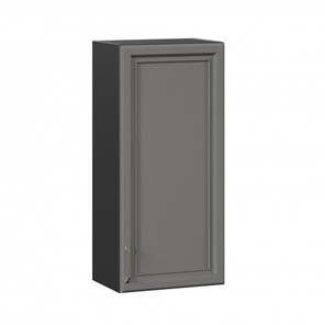 Кухонный шкаф Джелатто 450 высокий ЛД 241.430.000.153, Черный/Оникс серый в Ангарске