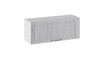 Навесной шкаф Прованс (Белый глянец/Санторини светлый) В_36-90_1ДО в Ангарске