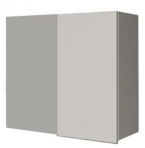 Шкаф на кухню ВУП 760 Серый/Белый в Ангарске