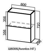 Кухонный шкаф барный Модус, Ш600б/720, (Aventos HF), галифакс в Братске