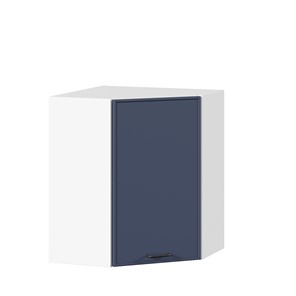 Шкаф кухонный угловой Индиго ЛД 298.610.000.116, Белый/Тёмно-синий в Ангарске