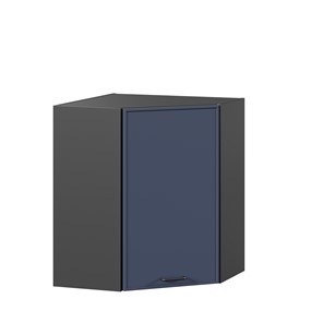 Шкаф кухонный угловой Индиго ЛД 298.610.000.158, Чёрный/Тёмно-синий в Ангарске