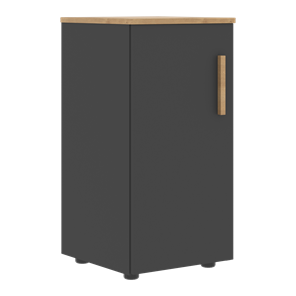 Низкий шкаф колонна с глухой дверью левой FORTA Графит-Дуб Гамильтон  FLC 40.1 (L) (399х404х801) в Ангарске - предосмотр