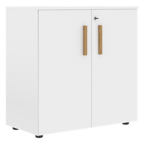 Низкий шкаф с малыми дверцами широкий FORTA Белый FLC 80.1(Z) (798х404х801) в Ангарске