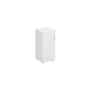 Шкаф для документов низкий узкий закрытый Комфорт КФ, белый премиум (40x38x84) К.508 ДШ в Братске