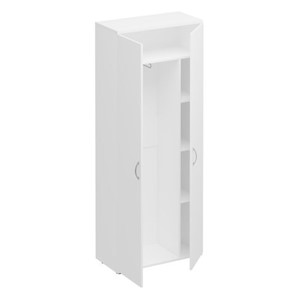 Шкаф для одежды с дополнением Комфорт КФ, белый премиум (80x38x200) К.531 ДШ в Братске