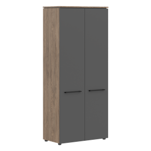 Шкаф гардероб с глухими дверьми MORRIS TREND Антрацит/Кария Пальмира MCW 85 (854х423х1956) в Ангарске