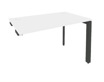 Приставной стол к тумбе O.MP-SPR-2.7 Антрацит/Белый бриллиант в Ангарске