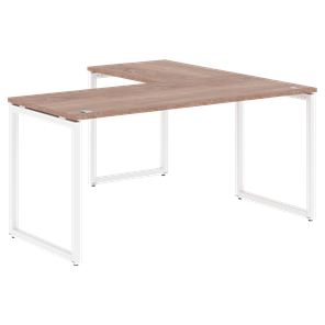 Письменный стол угловой левый XTEN-Q Дуб-сонома- белый XQCT 1615 (L) (1600х1500х750) в Братске