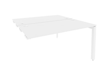 Приставной стол к тумбе O.MP-D.SPR-3.7 Белый/Белый бриллиант в Ангарске