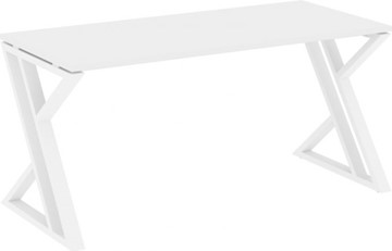 Стол письменный Loft VR.L-SRZ-4.7, Белый Бриллиант/Белый металл в Ангарске