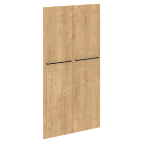 Дверь двойная  глухая средняя LOFTIS Дуб Бофорд LMD 40-2 (790х18х1470) в Ангарске