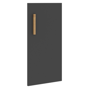 Низкая дверь для шкафа правая FORTA Черный Графит FLD 40-1(R) (396х18х766) в Ангарске