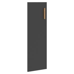 Дверь для шкафа средняя левая FORTA Черный Графит FMD40-1(L) (396х18х1164) в Ангарске