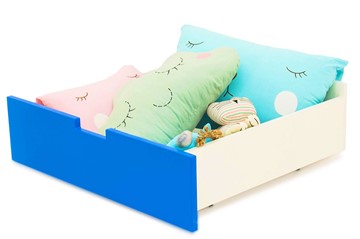 Ящик для кровати Skogen синий в Братске