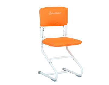 Набор чехлов на спинку и сиденье стула СУТ.01.040-01 Оранжевый, ткань Оксфорд в Ангарске