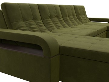 П-образный диван Лига-035 мини, Зеленый (микровельвет) в Ангарске - предосмотр 4