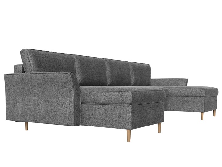 П-образный диван София, Серый (Рогожка) в Ангарске - изображение 2