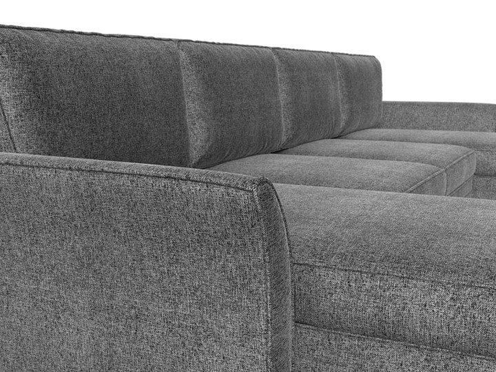 П-образный диван София, Серый (Рогожка) в Ангарске - изображение 3