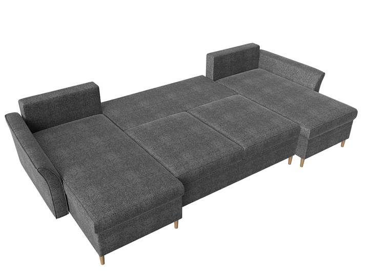 П-образный диван София, Серый (Рогожка) в Ангарске - изображение 6