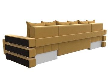 П-образный диван Венеция боннель, Желтый (Микровельвет) в Ангарске - предосмотр 4
