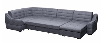 Большой диван с оттоманкой и креслом Антарес 1 ПДУ New в Братске - предосмотр 1