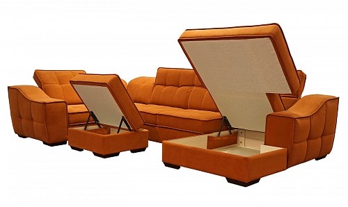 Угловой диван N-11-M (П1+ПС+УС+Д2+Д5+П1) в Братске - изображение 2