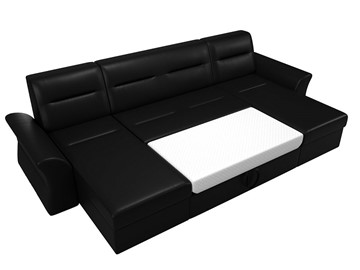 Большой П-образный диван Клайд, Черный (Экокожа) в Ангарске - предосмотр 1