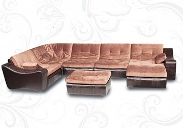 П-образный диван Плимут-Лувр 410х230х175 в Ангарске - предосмотр 1