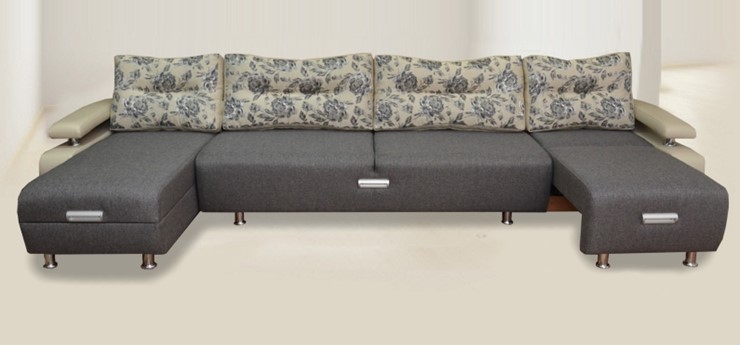 П-образный диван Престиж-15 микс в Братске - изображение 1