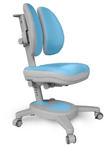Кресло Mealux Onyx Duo (Y-115) BLG, голубой + серый в Братске