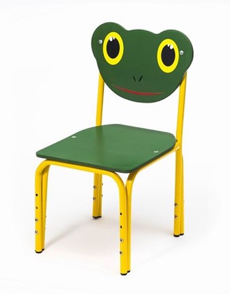 Детский растущий стул Лягушонок (Кузя-ЛГ(1-3)ЗЖ) в Братске - изображение