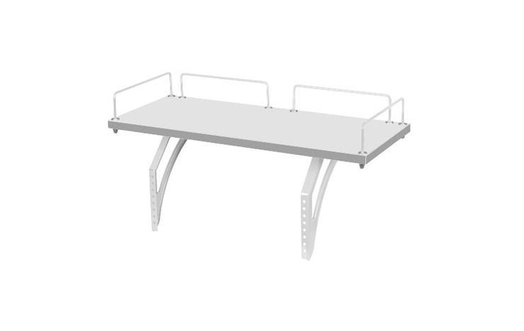 Детский стол-трансформер 1/75-40 (СУТ.25) + Polka_z 1/600 (2шт) белый/белый/Серый в Ангарске - изображение 1
