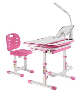 Детский стол-трансформер SET Holto-12 розовый в Ангарске